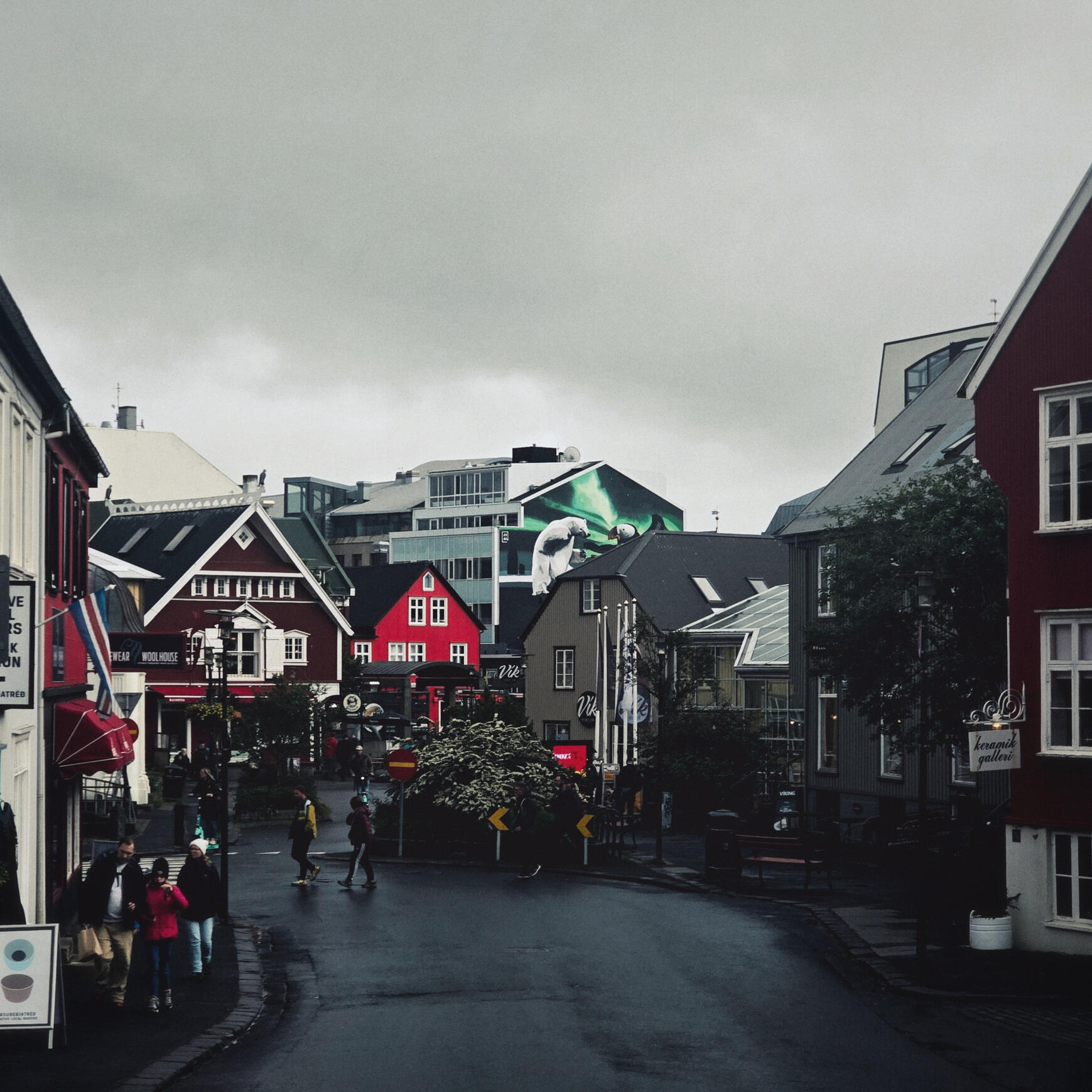 Image of town in Iceland